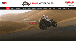 Desktop Screenshot of lambamotorcycles.co.uk
